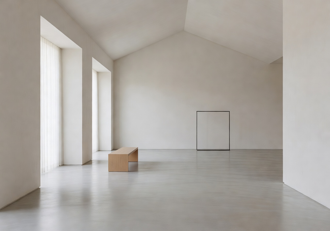 Minimal store with beautiful lighting