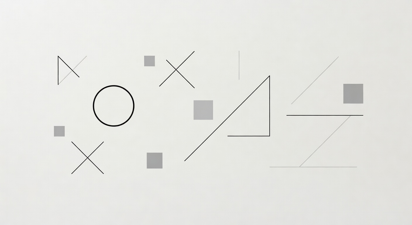 Geometric shapes in minimal design